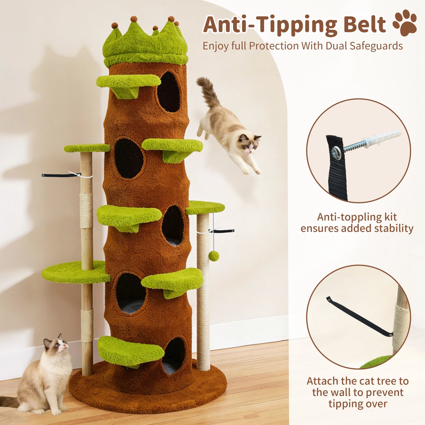 XXL Tall Cat Tree Tower.