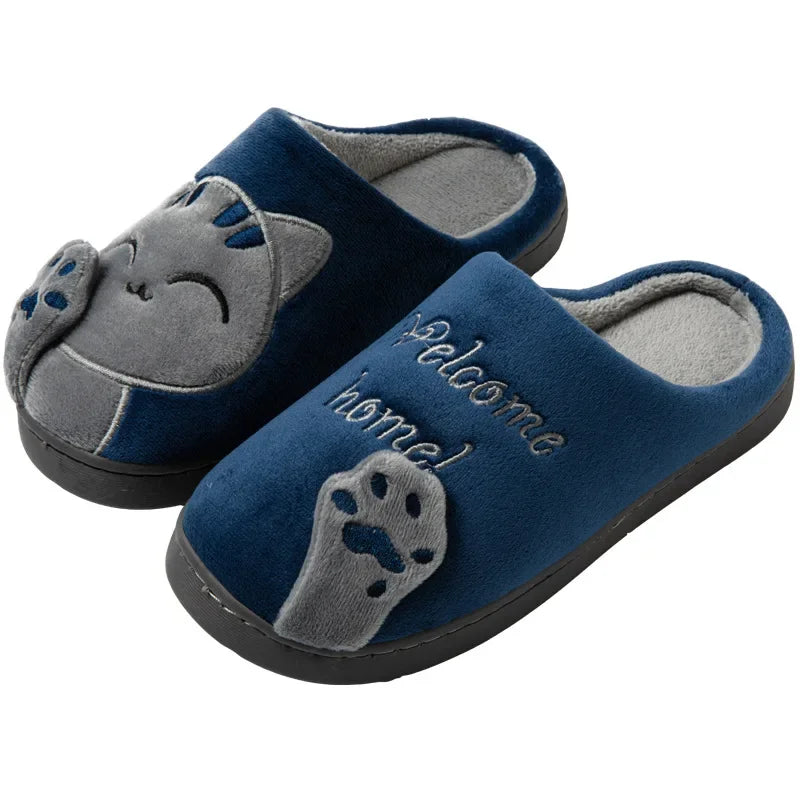 New Cat Cotton Slippers.