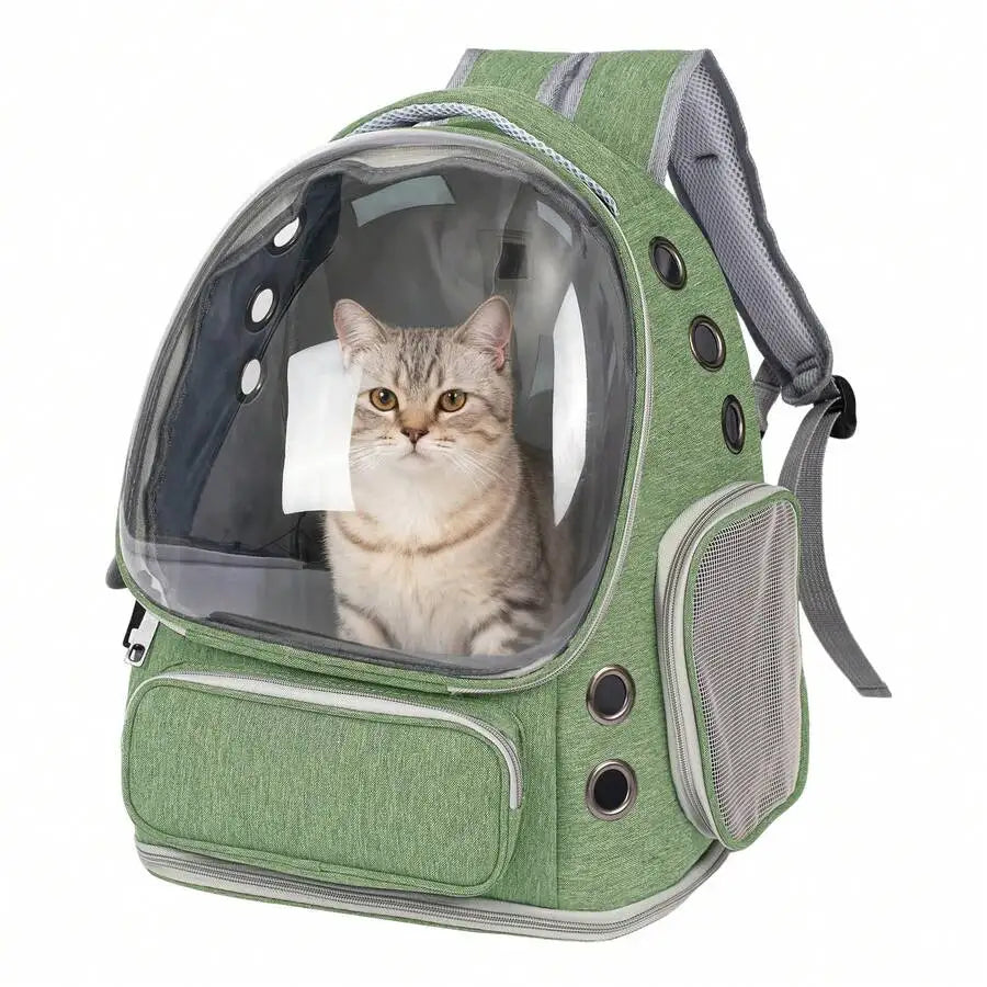 Large Capacity Transparent Cat Backpack.