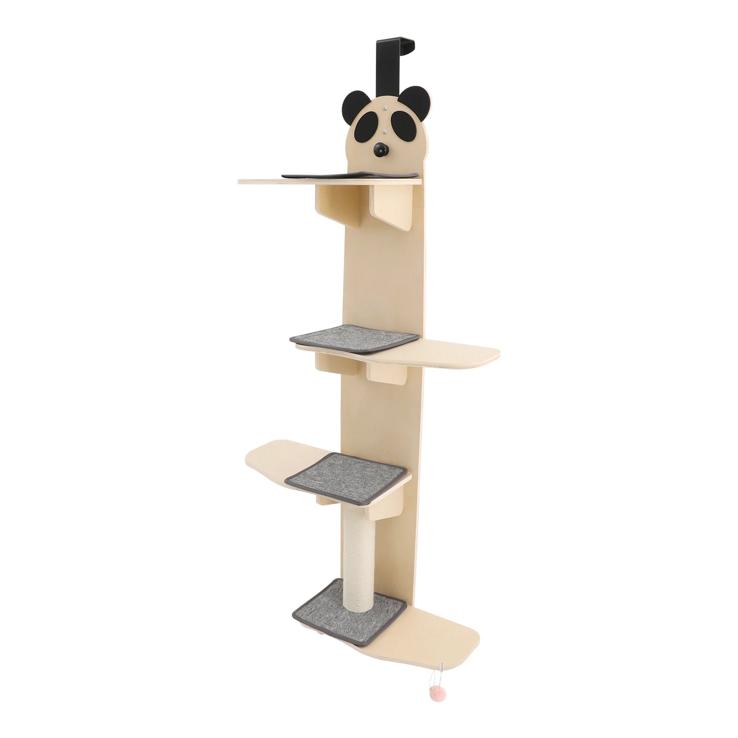 Solid Wood Cat Door Hanger.