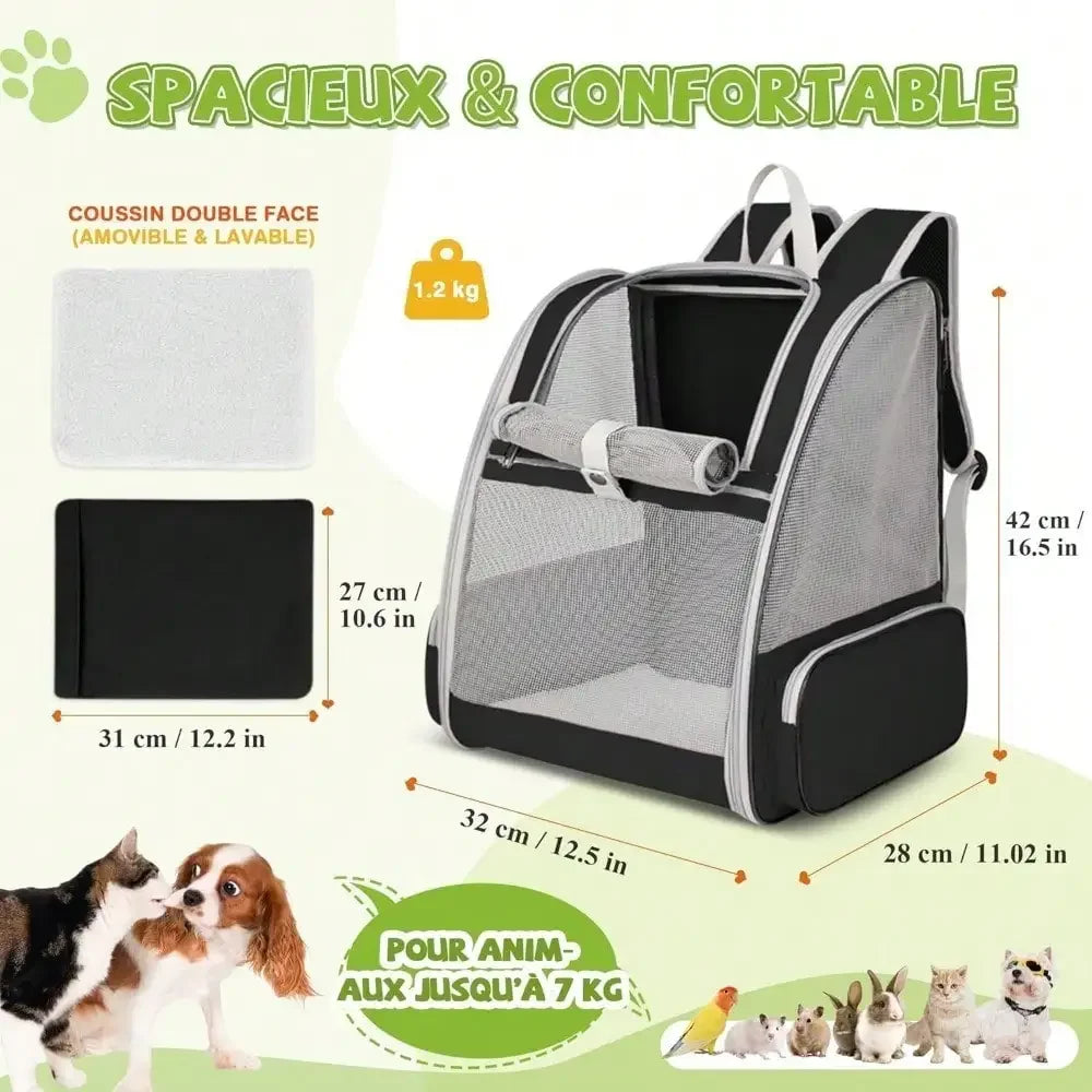 Large Capacity Cat Backpack Carrier.