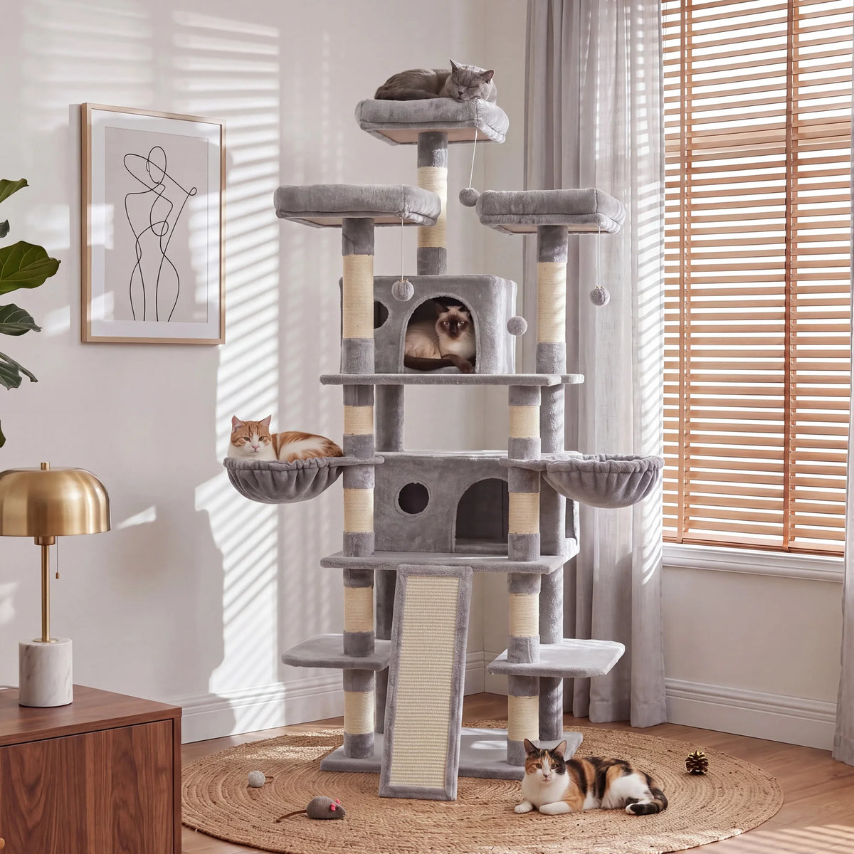 Large Multi-Level Cat Tree.