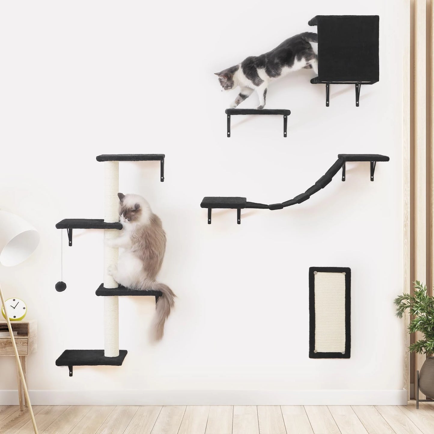Cat Wall Shelves Set.