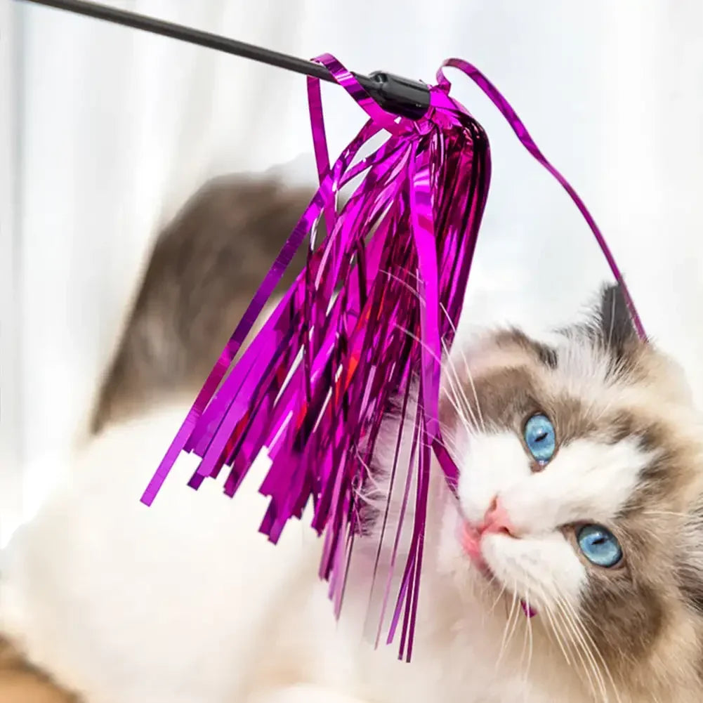 Teaser Wand Kitten Cat Toy.