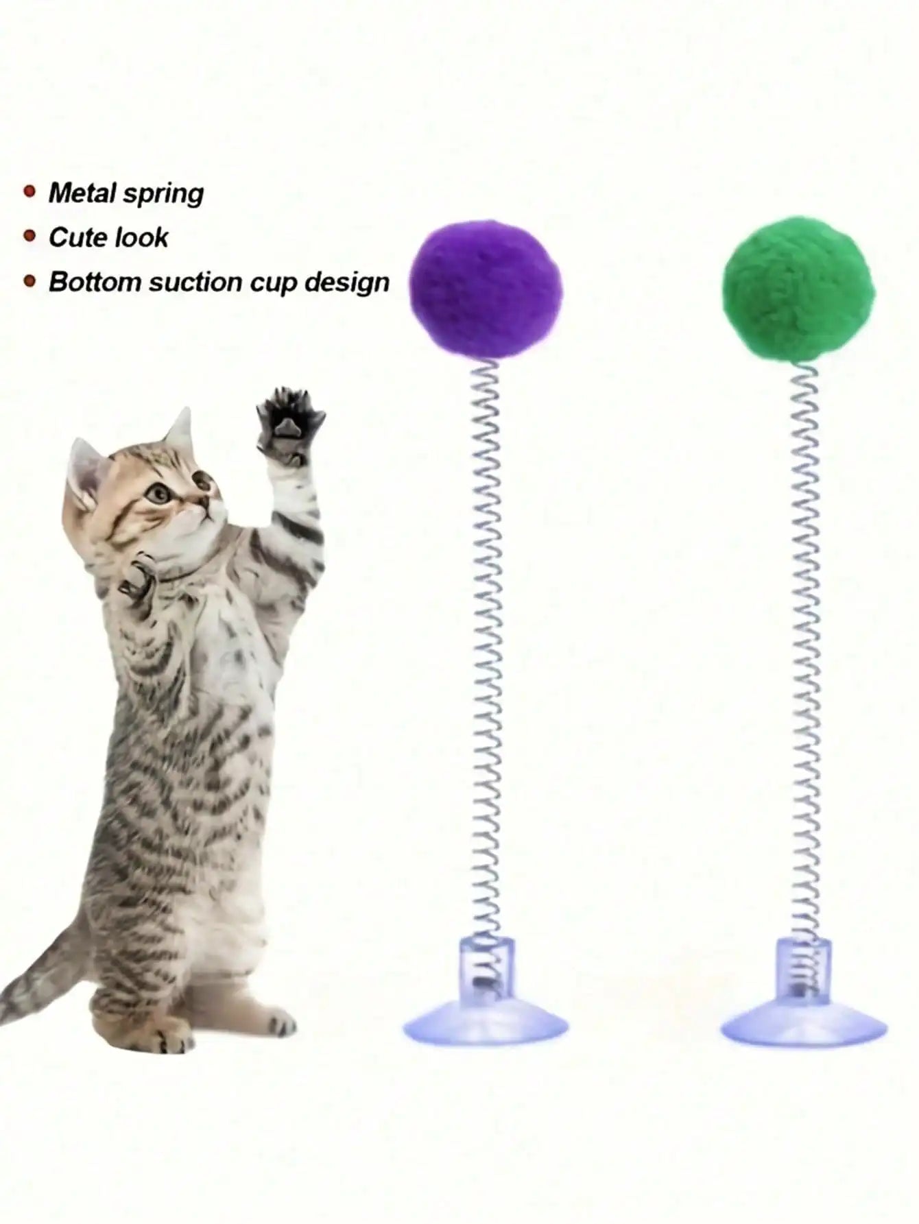 Interactive Cat Toys. Includes Plush Ball.
