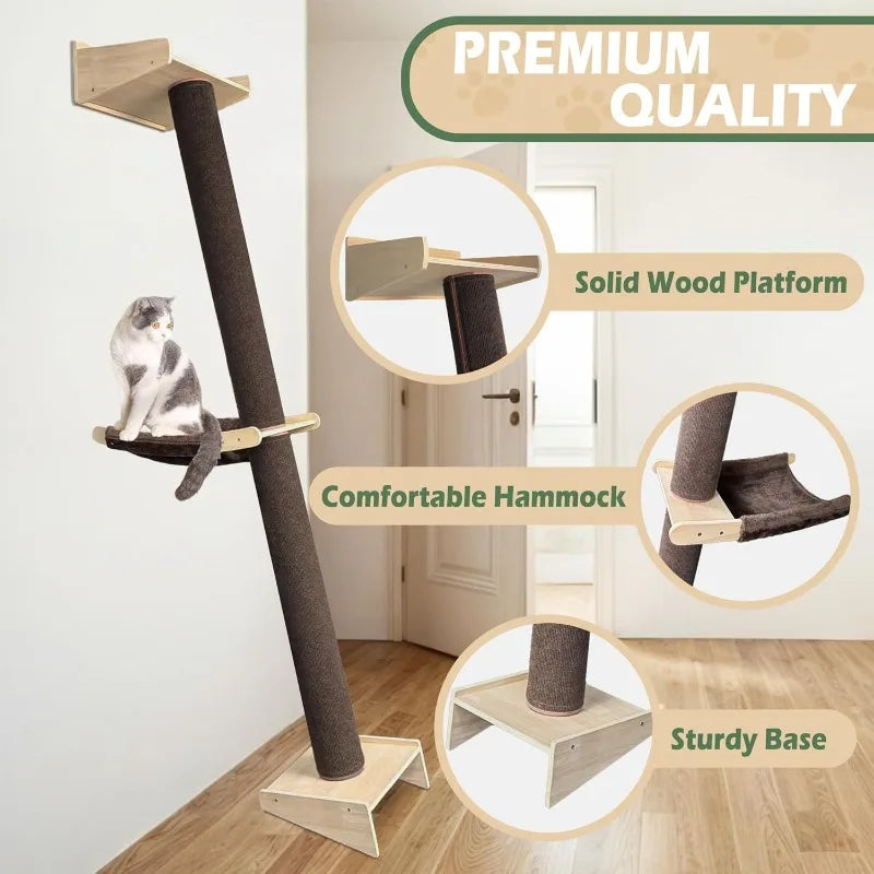 Wall Mounted Cat Tree.