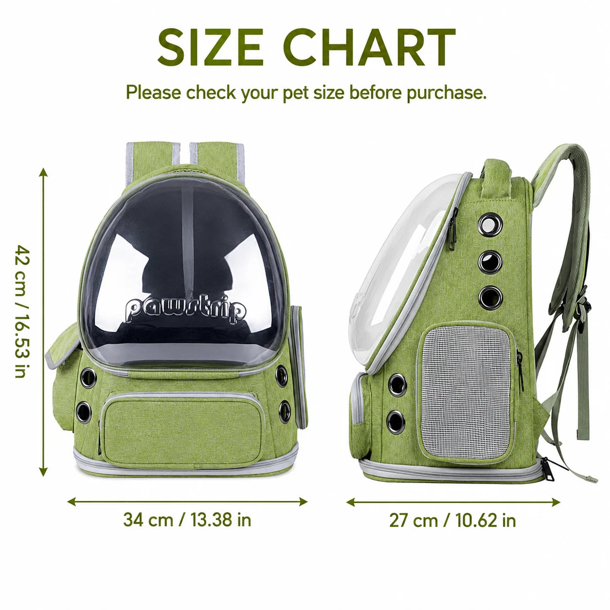 Space Capsule Cat Backpack.        for Cats Small Dogs Outdoor Trip