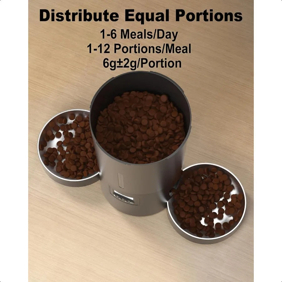 Dual Automatic Cat Feeder.