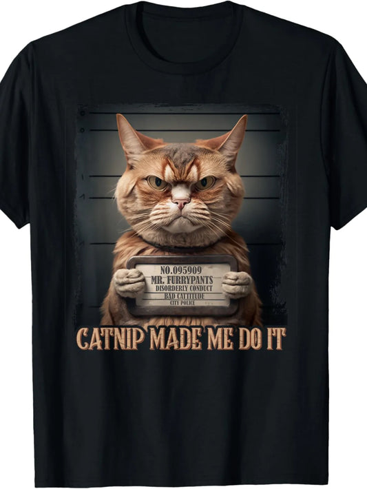 Funny Pet Herb Made Me Do It Men's T-Shirt.