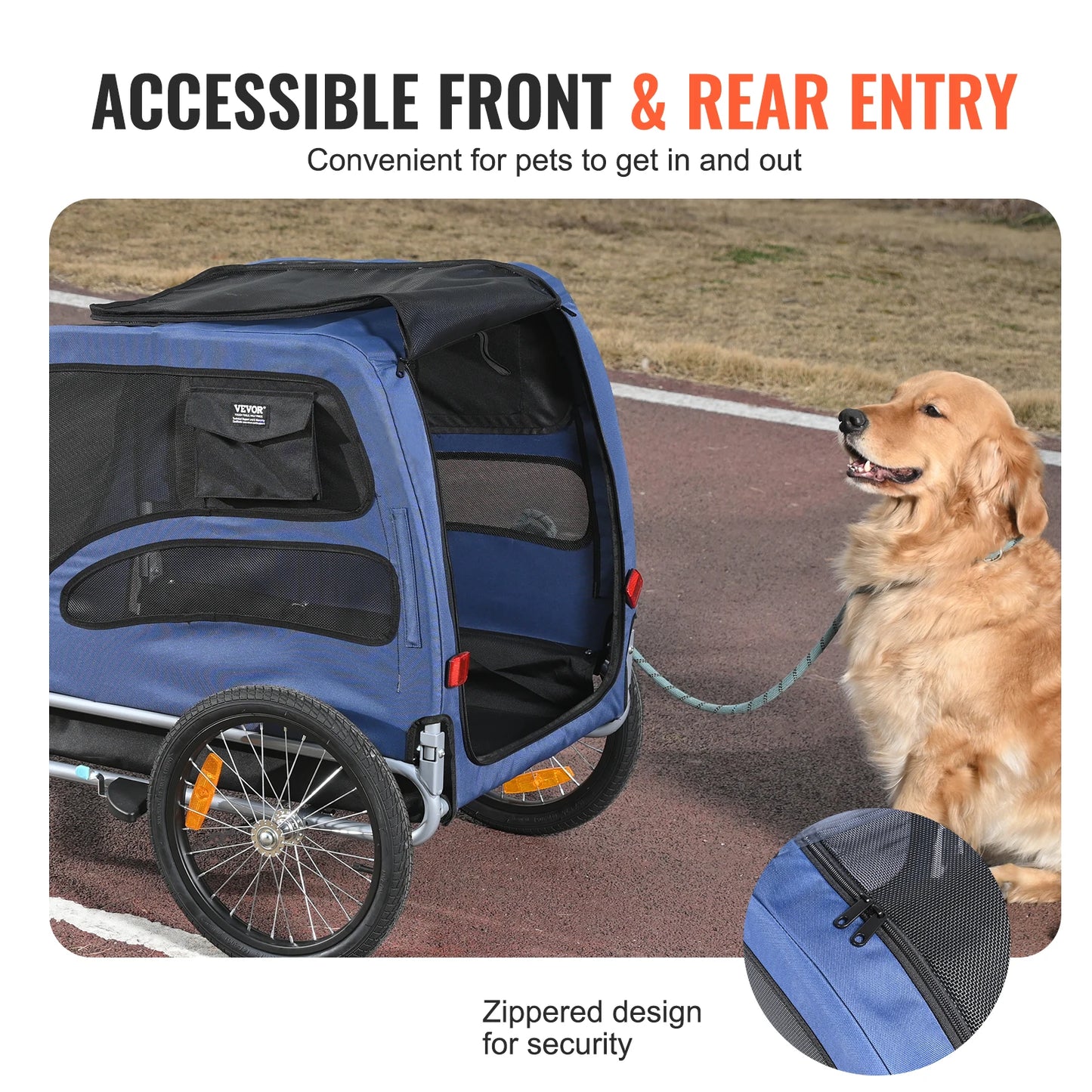 Pet Cart Bicycle Carrier.