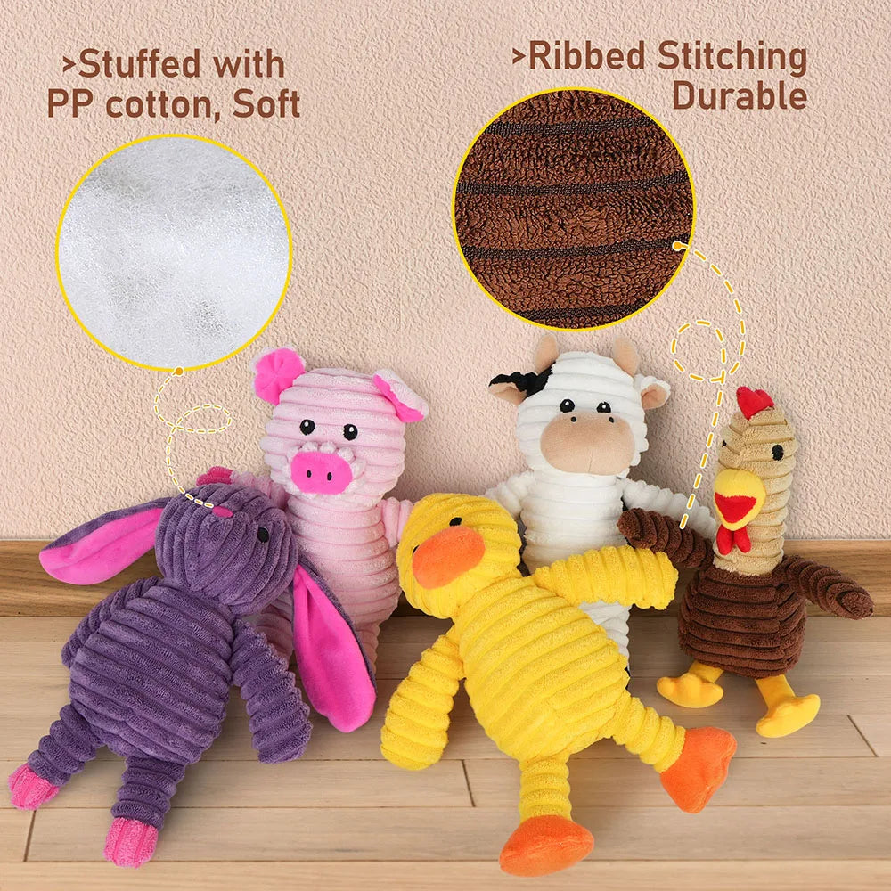 Plush Dog Squeaky Toys.