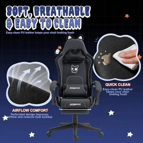 Gaming Chair with Cat Ears.