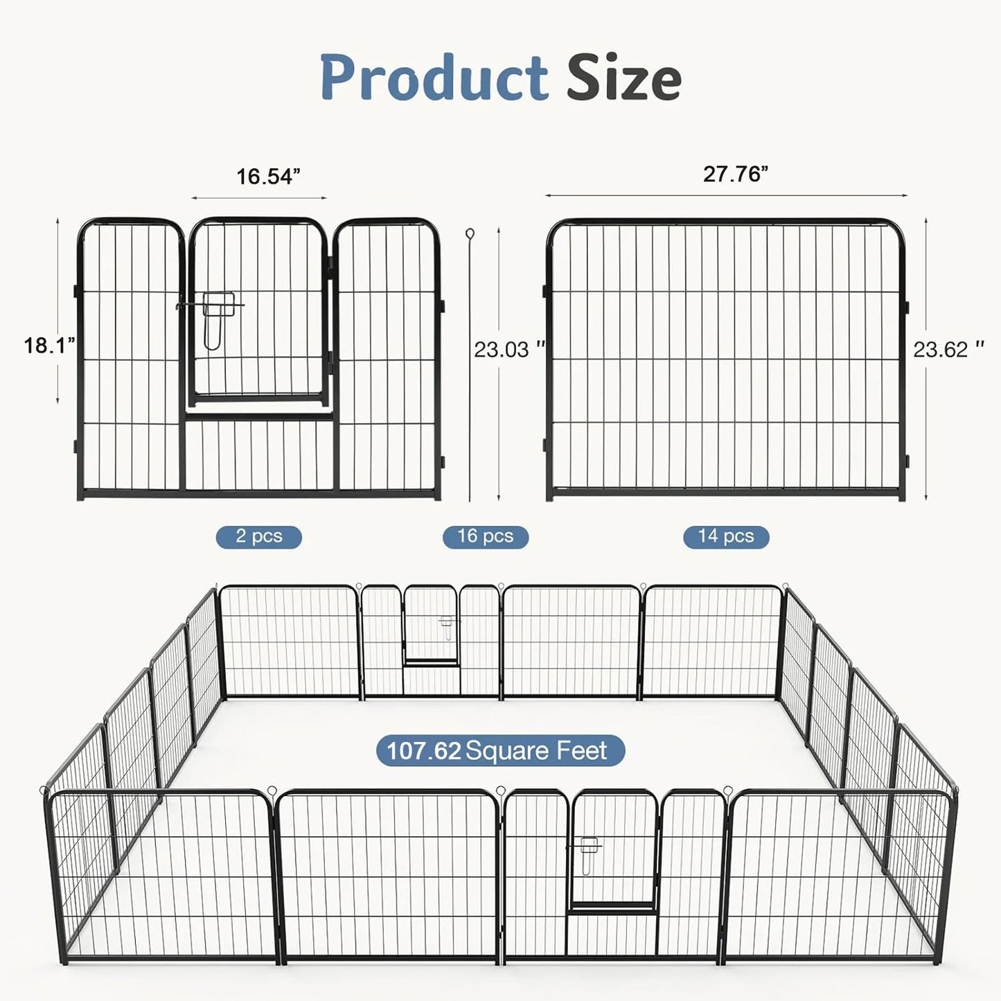 Panels Dog Playpen.