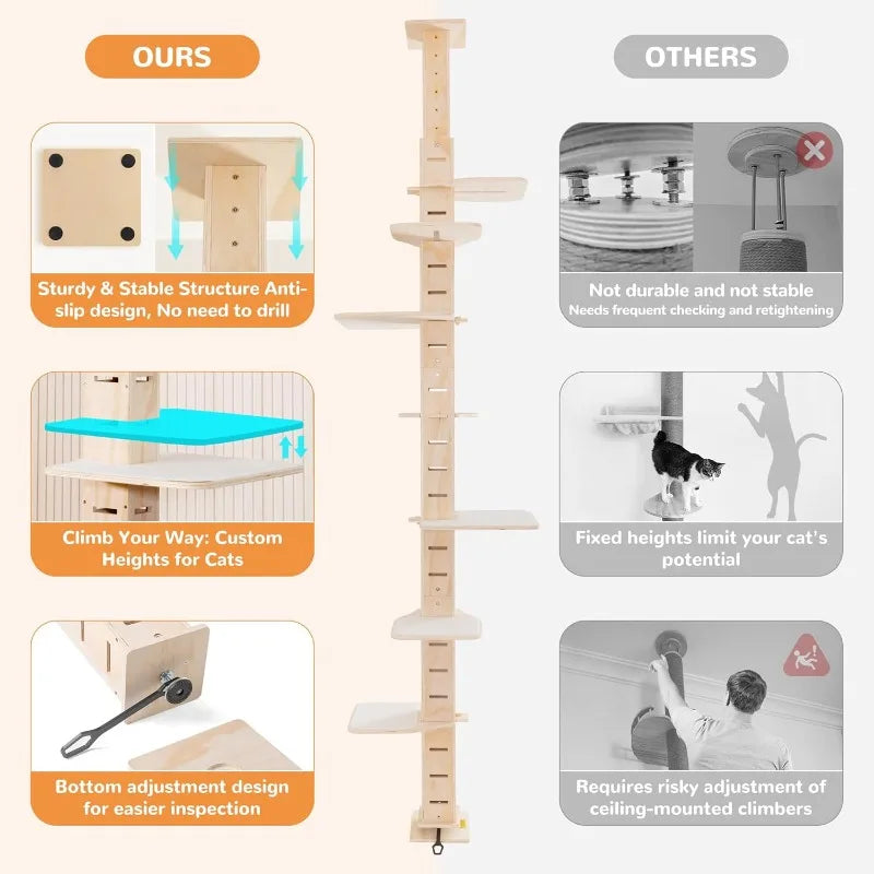 Floor to Ceiling Cat Tree.