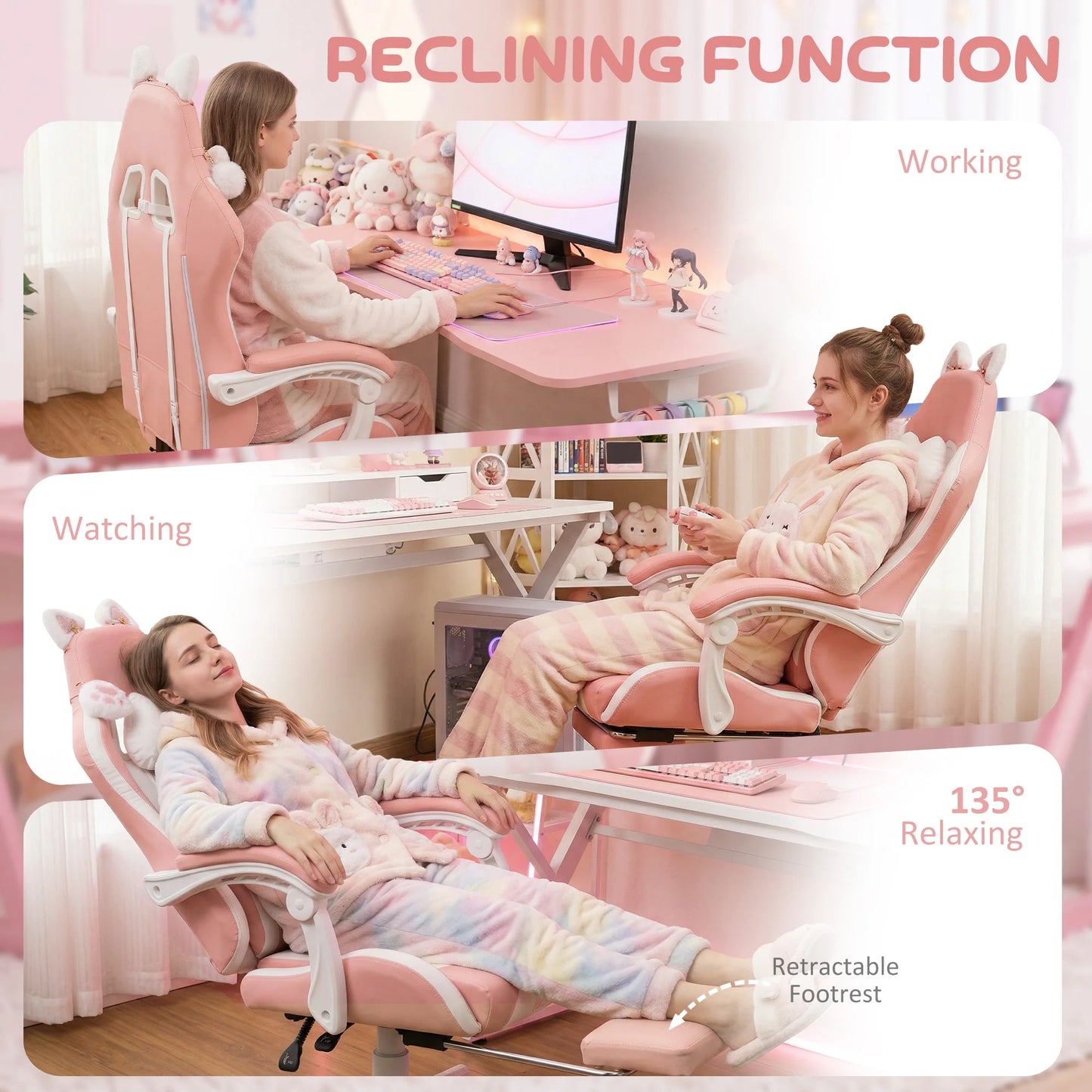 HOMCOM Racing Gaming Chair.