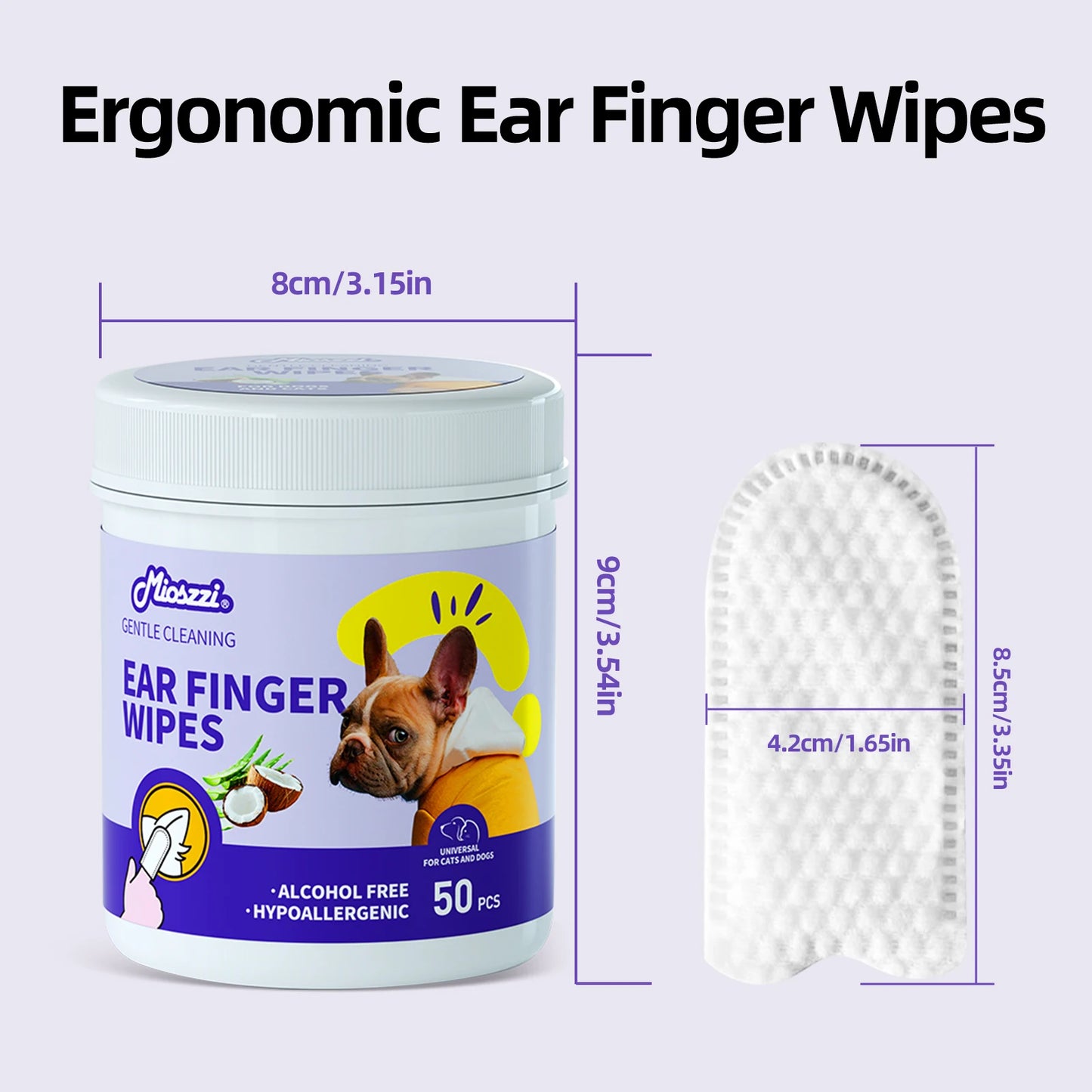 Pet Finger Wet Wipes