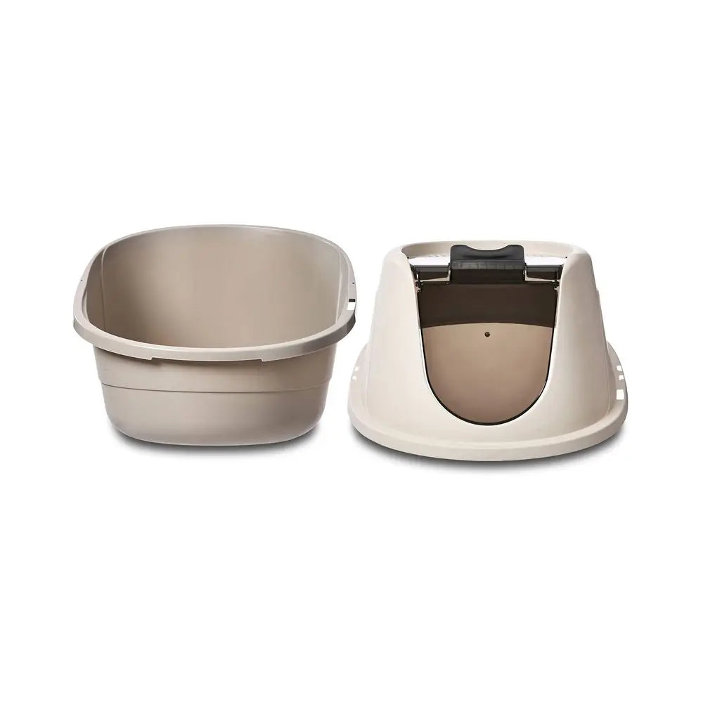 NoMess Hooded Enclosed Cat Litter Box.