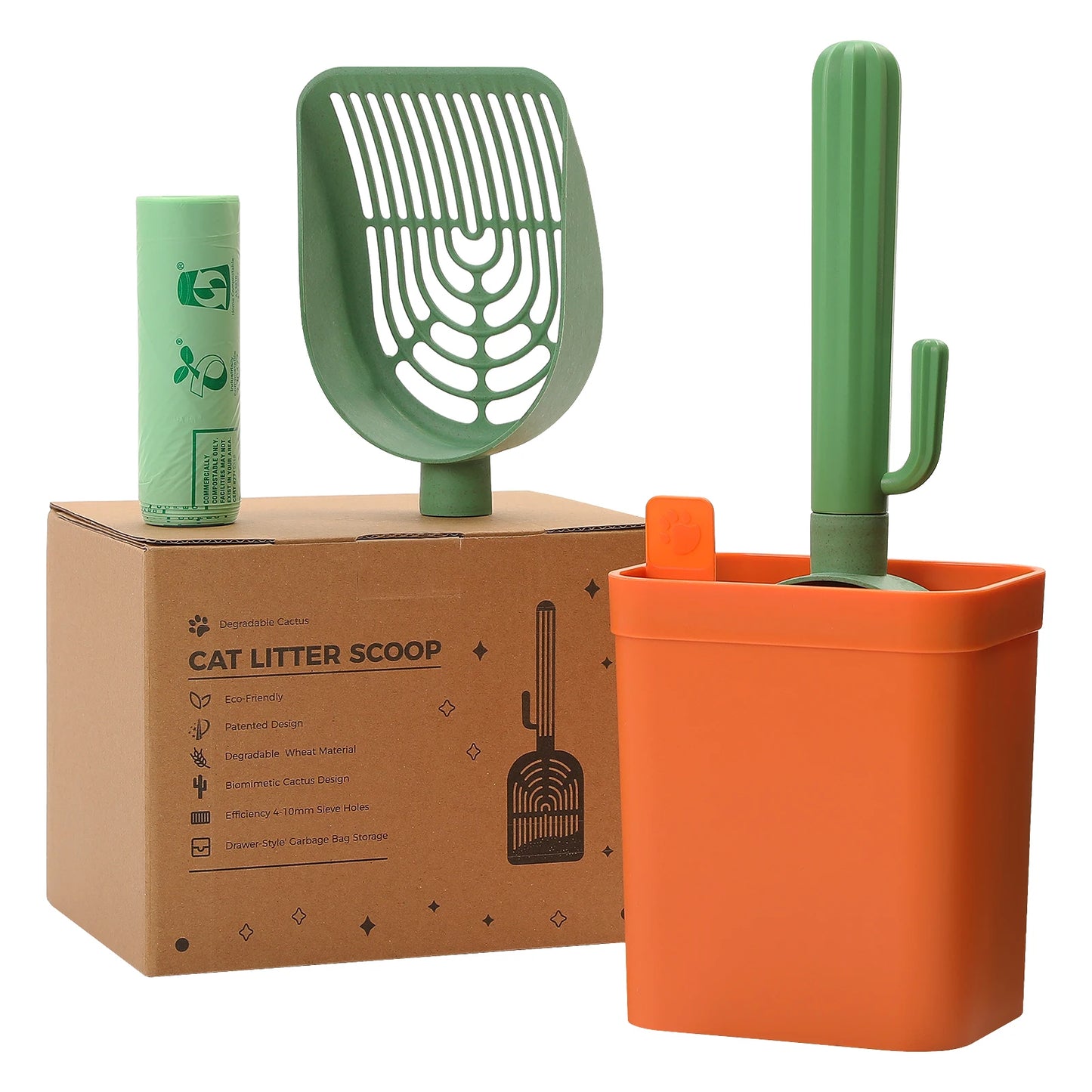 Cactus Cat Litter Scooper.