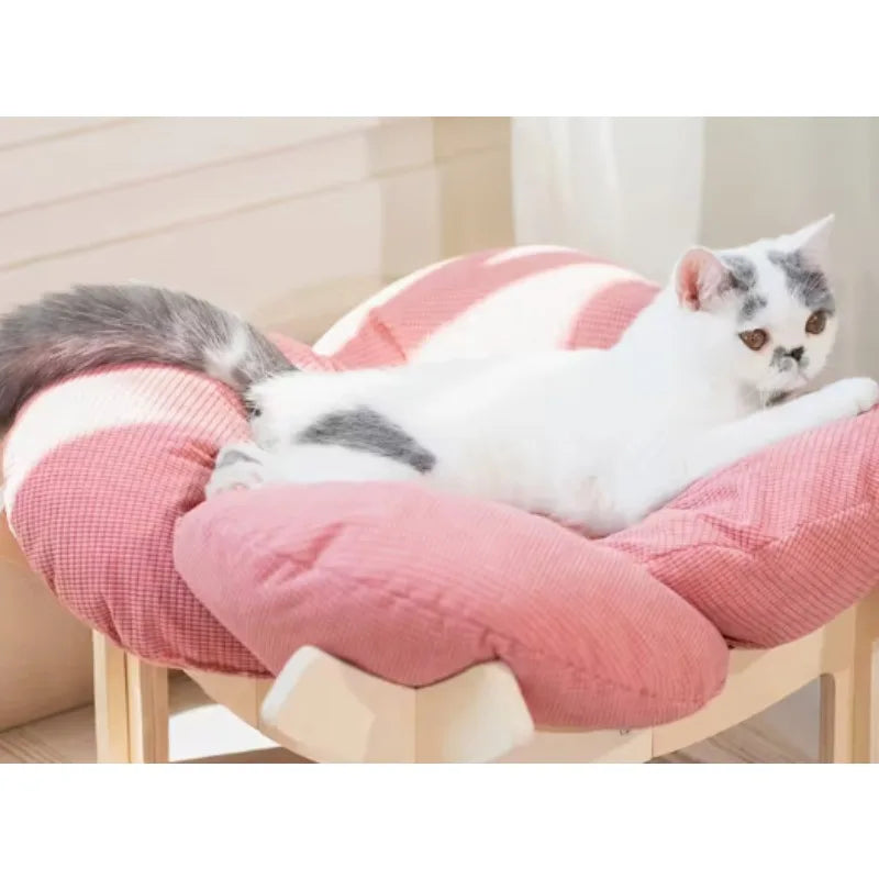 Wooden High Leg Cat Bed.