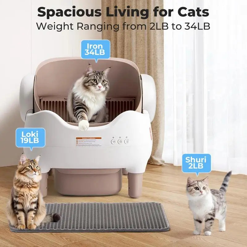 Self-Cleaning Litter Box.