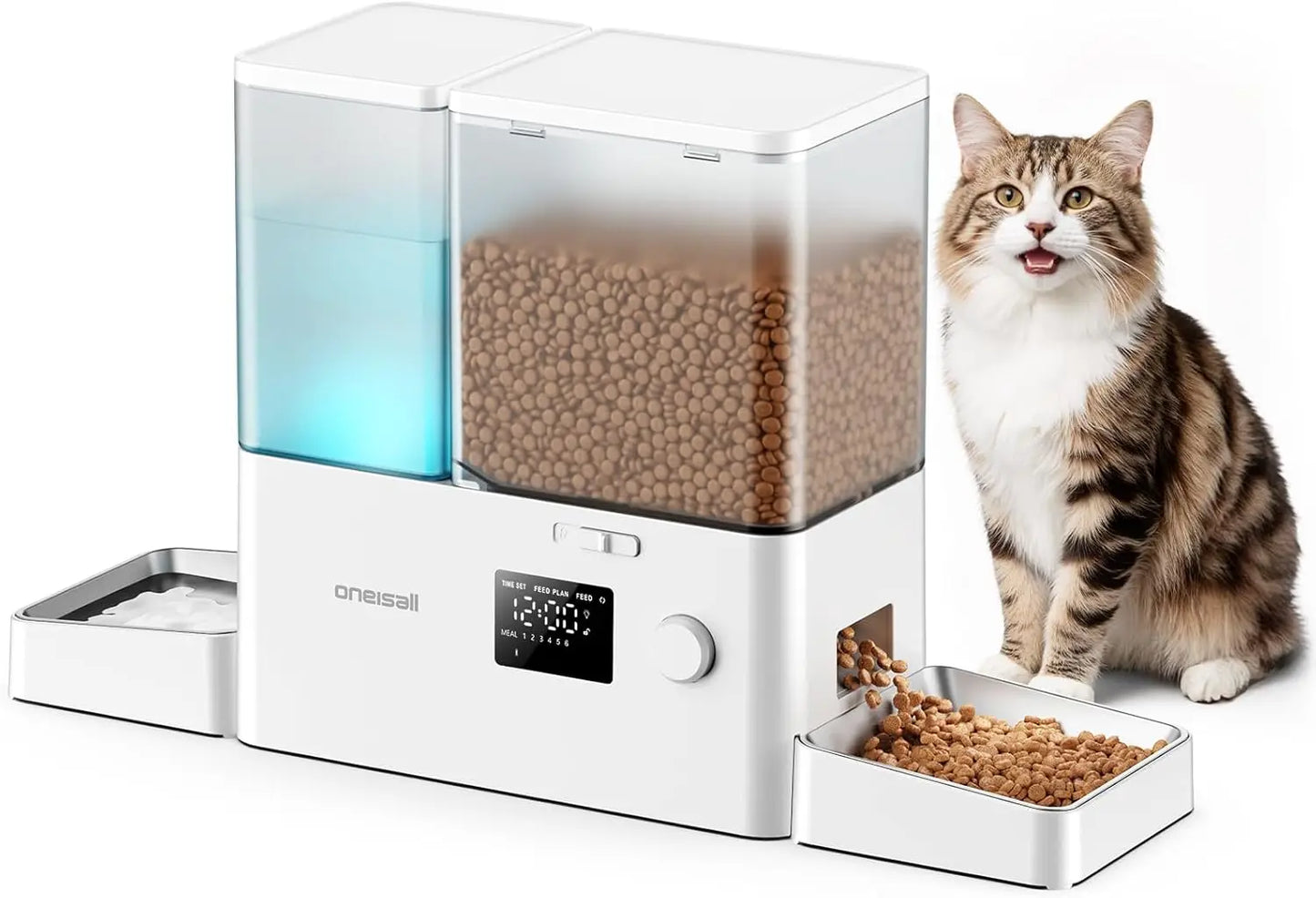 Automatic Cat Feeder & Water Dispenser.