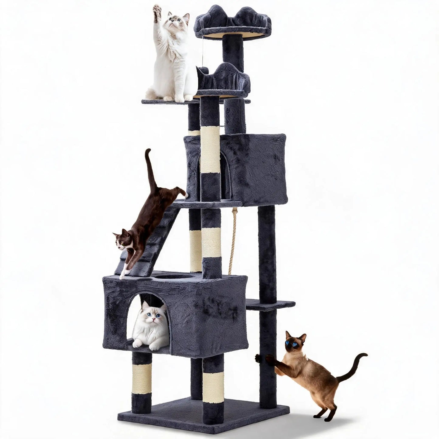 72" Cat Tree for Large Cats.