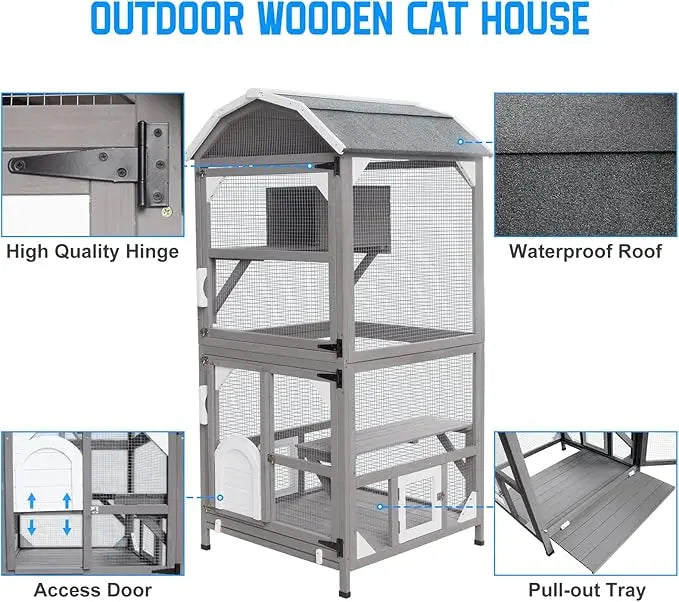 Outdoor Cat House.