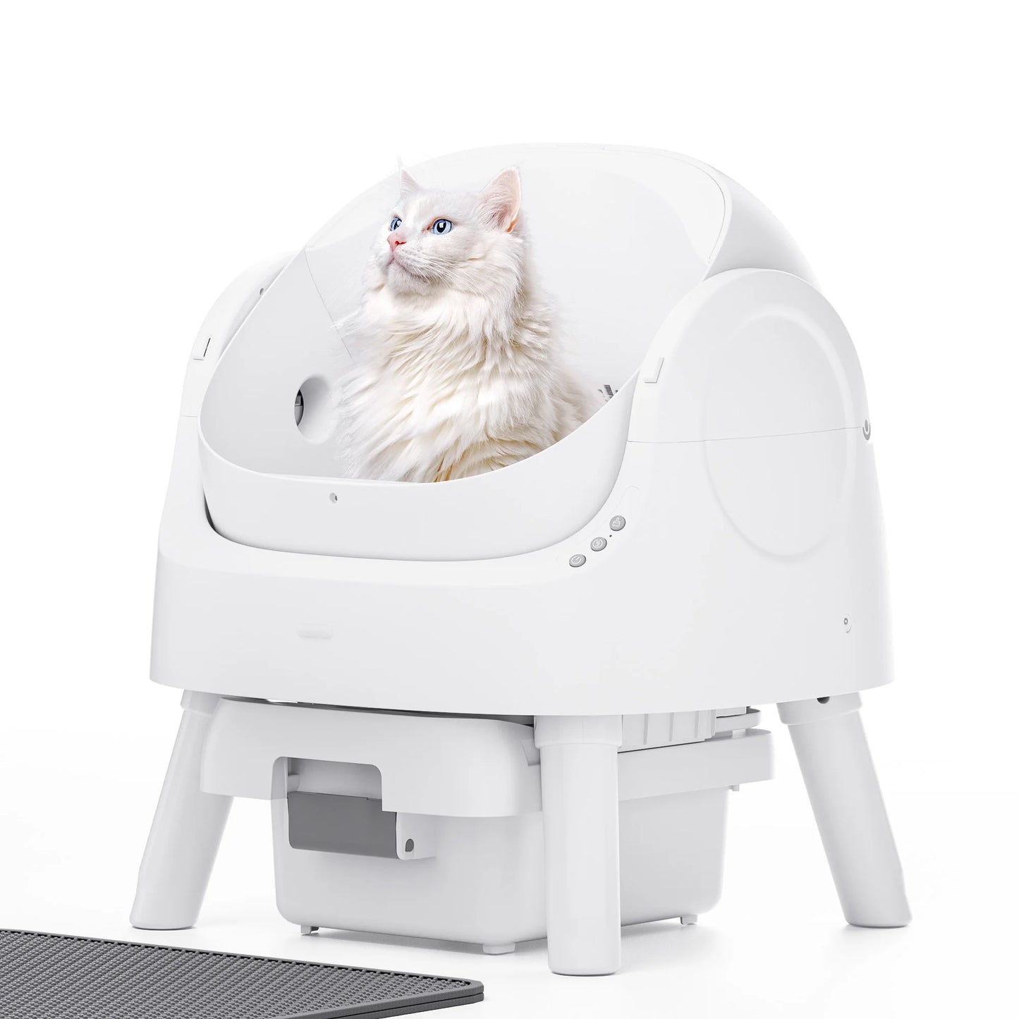 Open-Top Automatic Cat Litter Box.