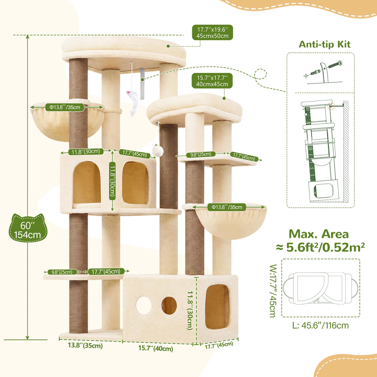 Large Cat Scratcher Tree.
