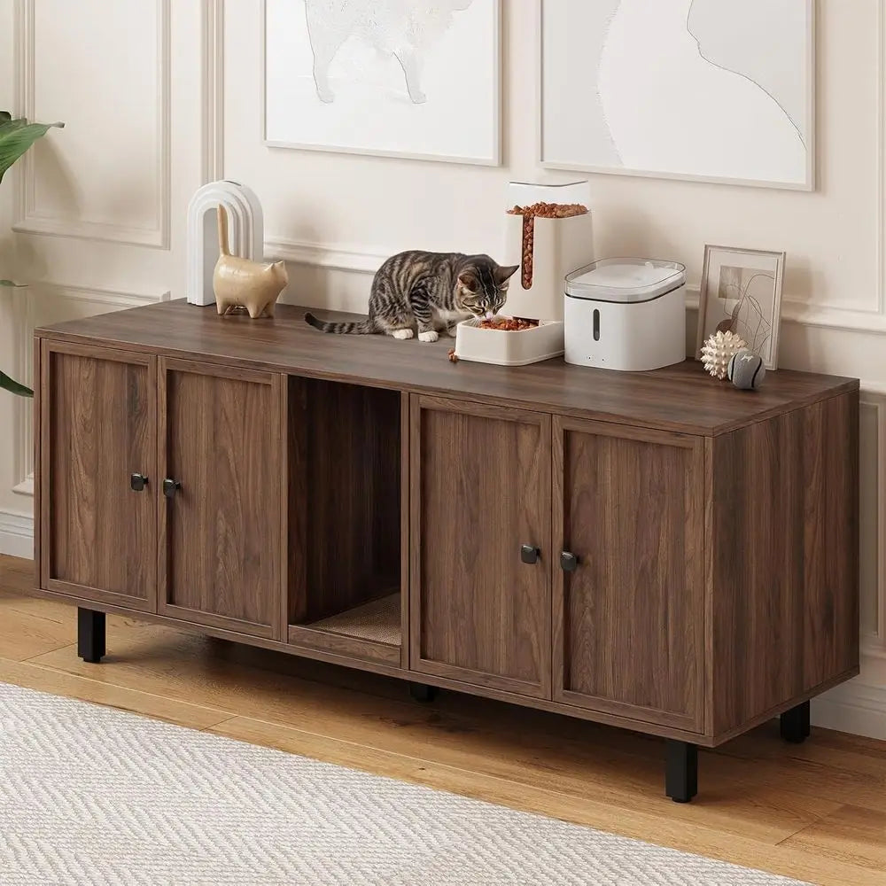 Cat Litter Box Enclosure or 2 Cats.