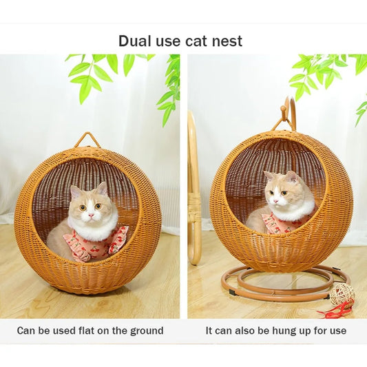 Hanging Cat Hammock Bed.