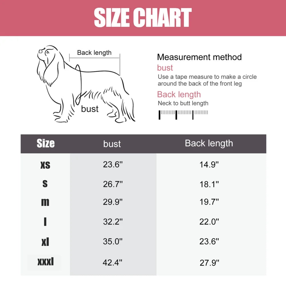 Winter Pet Dog Jumpsuit.