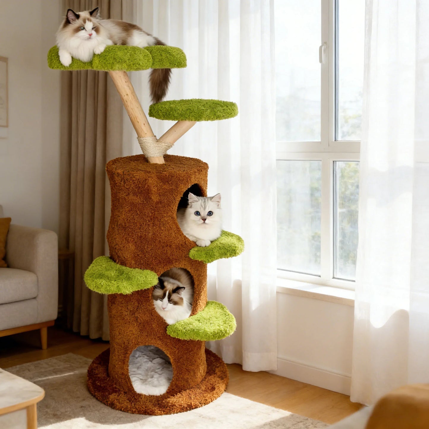148CM Tall Indoor Cat Tree.