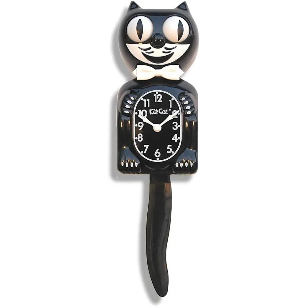 Vintage Style Black Cat Clock.