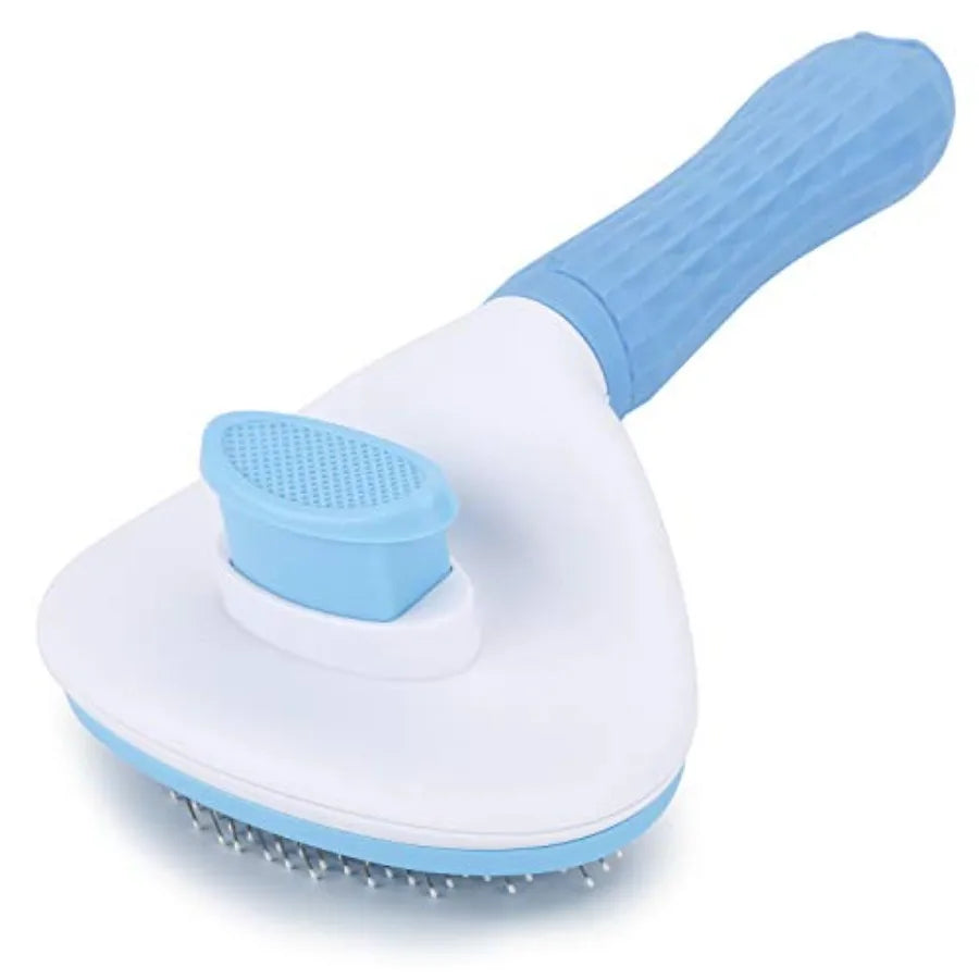 Self-Cleaning Slicker Brush.