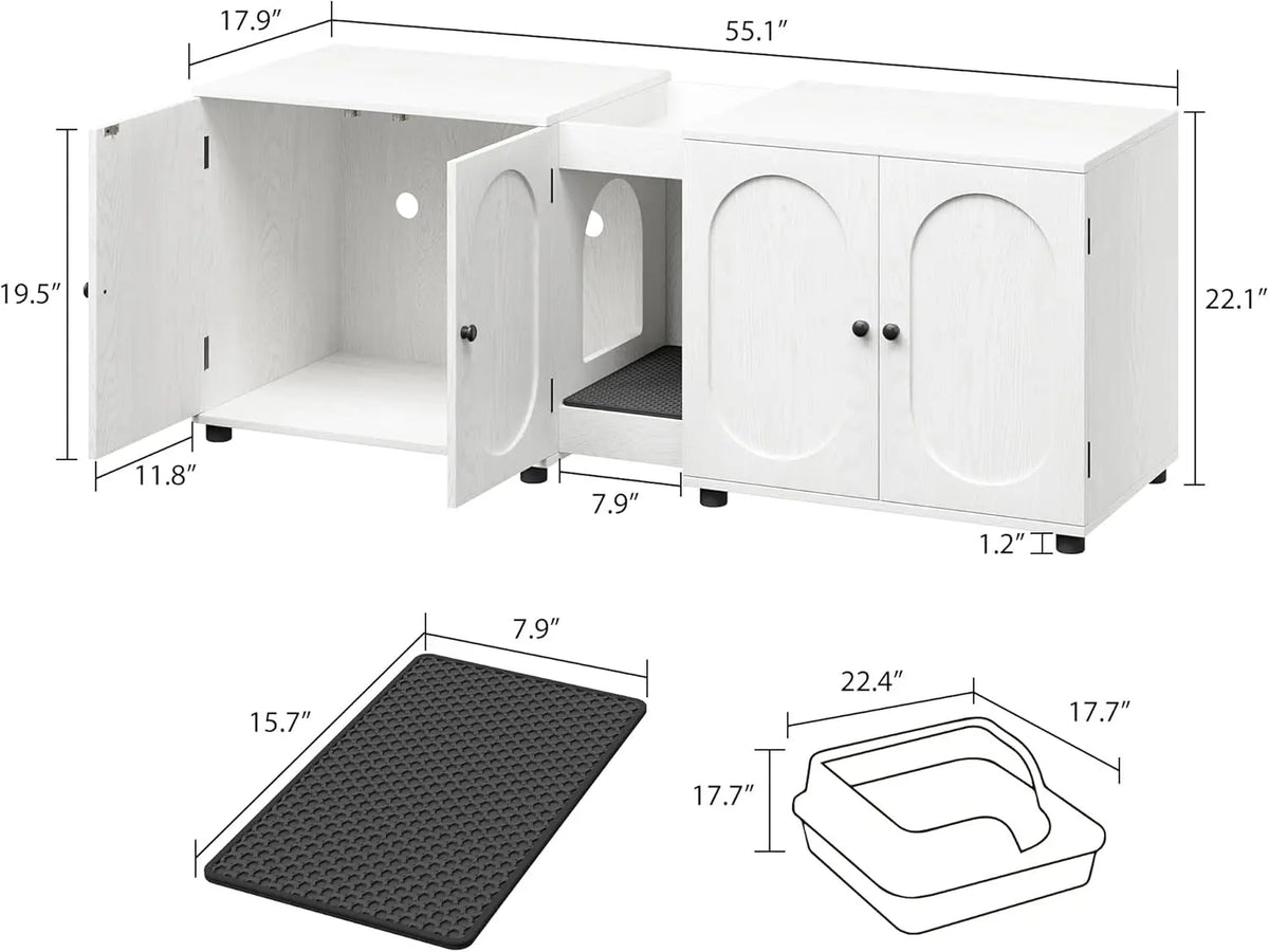 Cat Litter Box Enclosure Furniture.