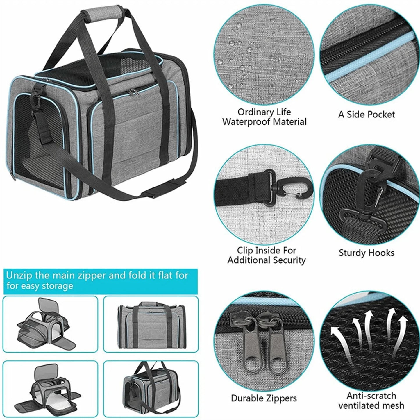 Pet, Cat & Dog Carrier.