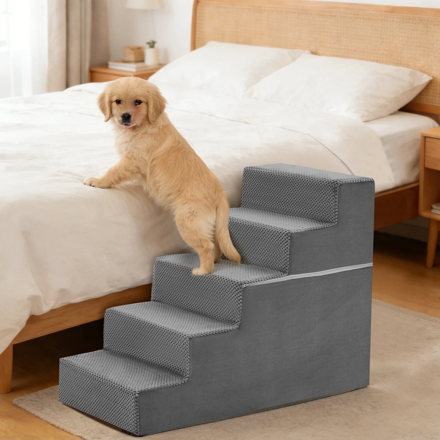 3-5 Steps Foam Dog Stairs.