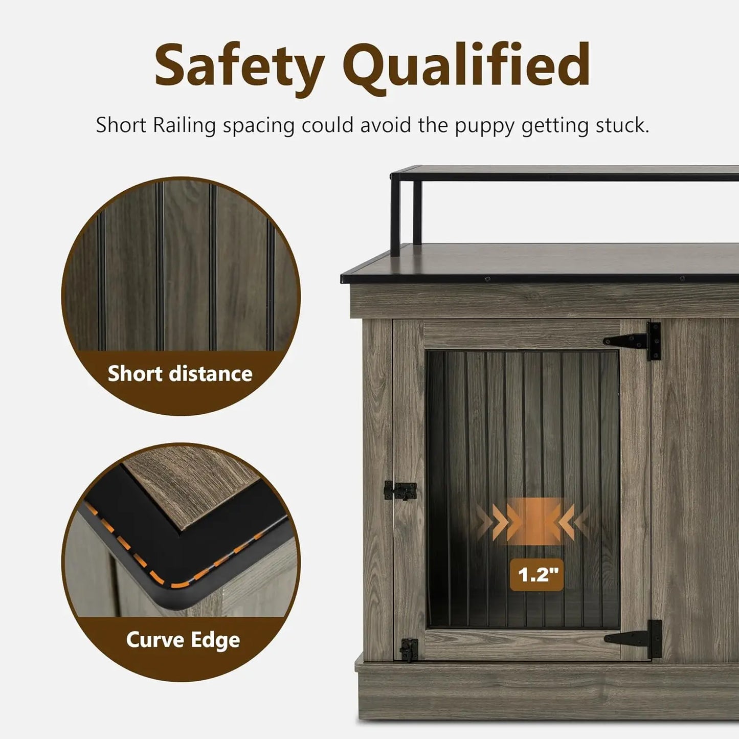 Large Wooden Dog Crate.
