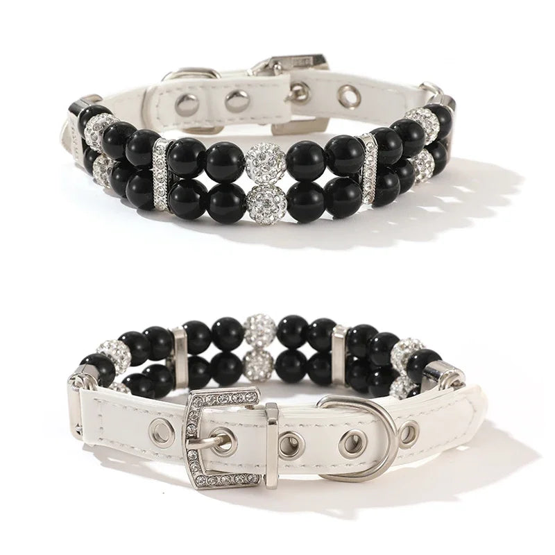 Luxury Pearl Sphynx Cat Necklace.