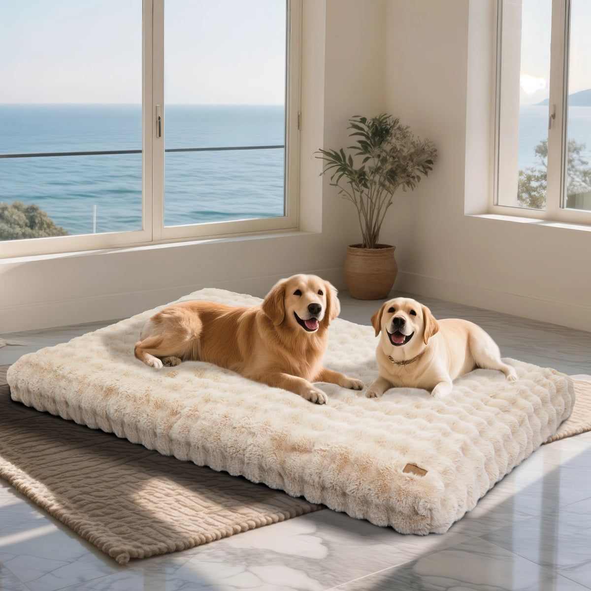 Ultra-Soft Plush Dog Bed.