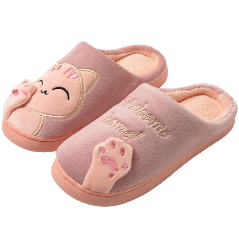 New Cat Cotton Slippers.