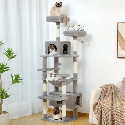 Large Cat Tree and Tower for Indoor Cats.