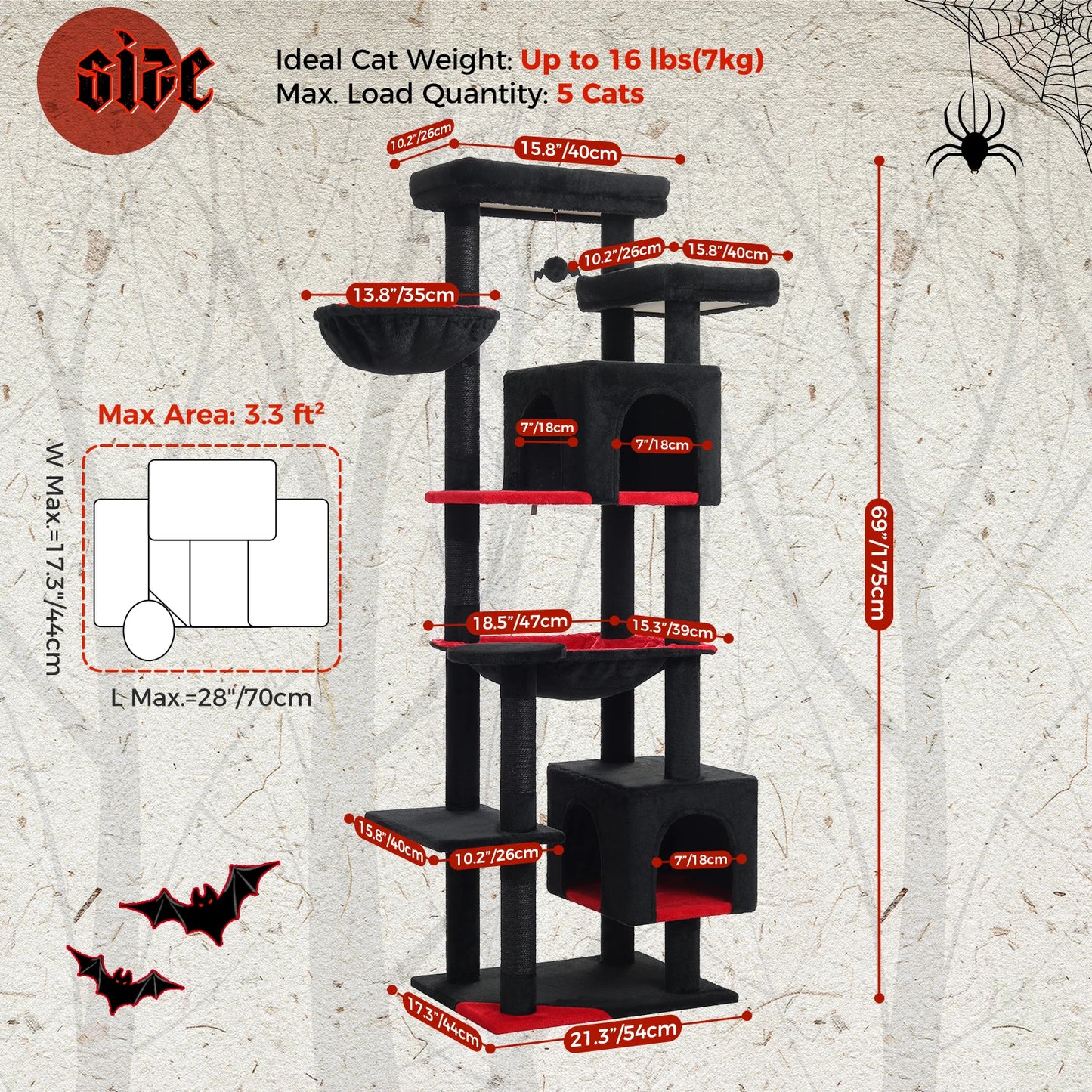 Tall Cat Tree.