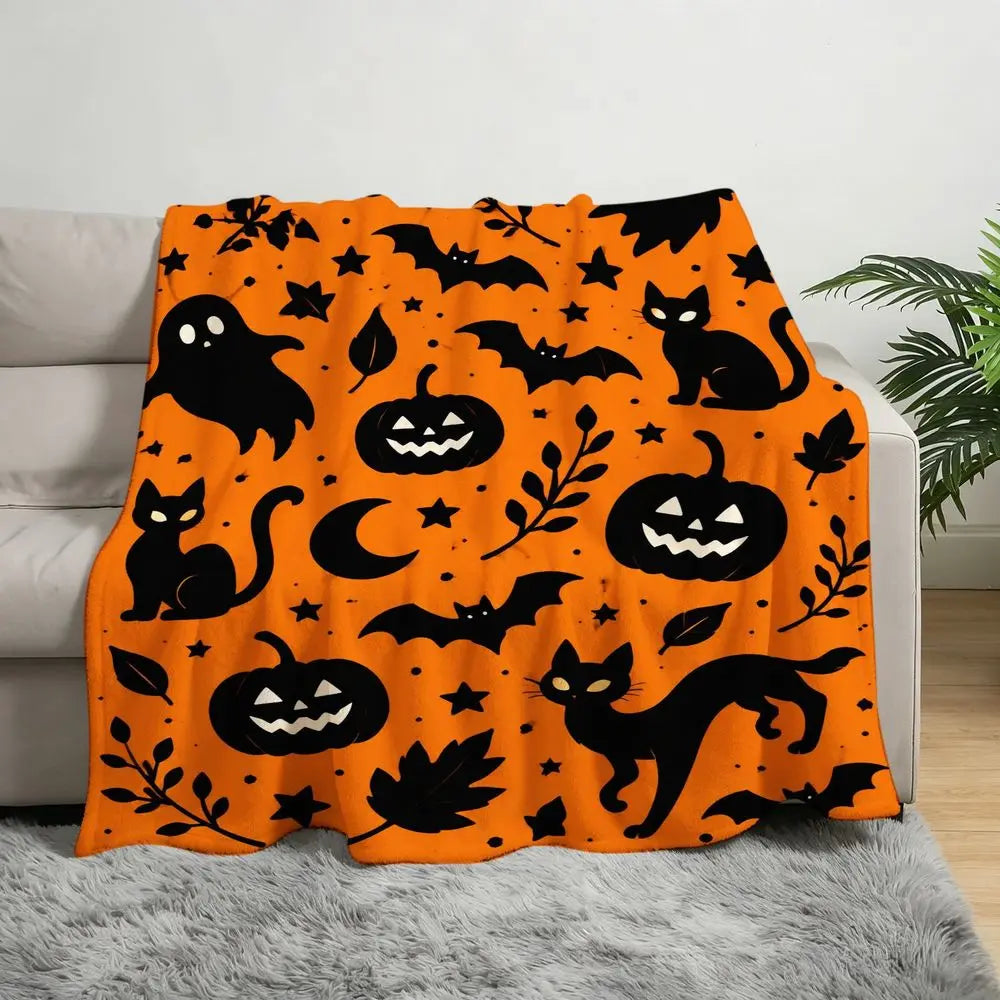 Halloween Fleece Blanket.