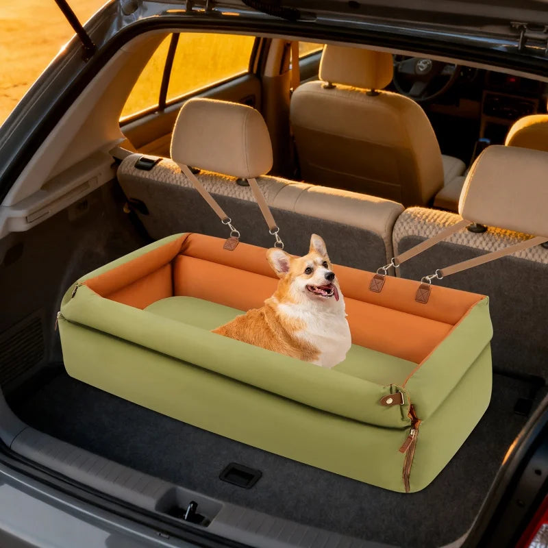 Foldable Travel Pet Car Seat Bed.