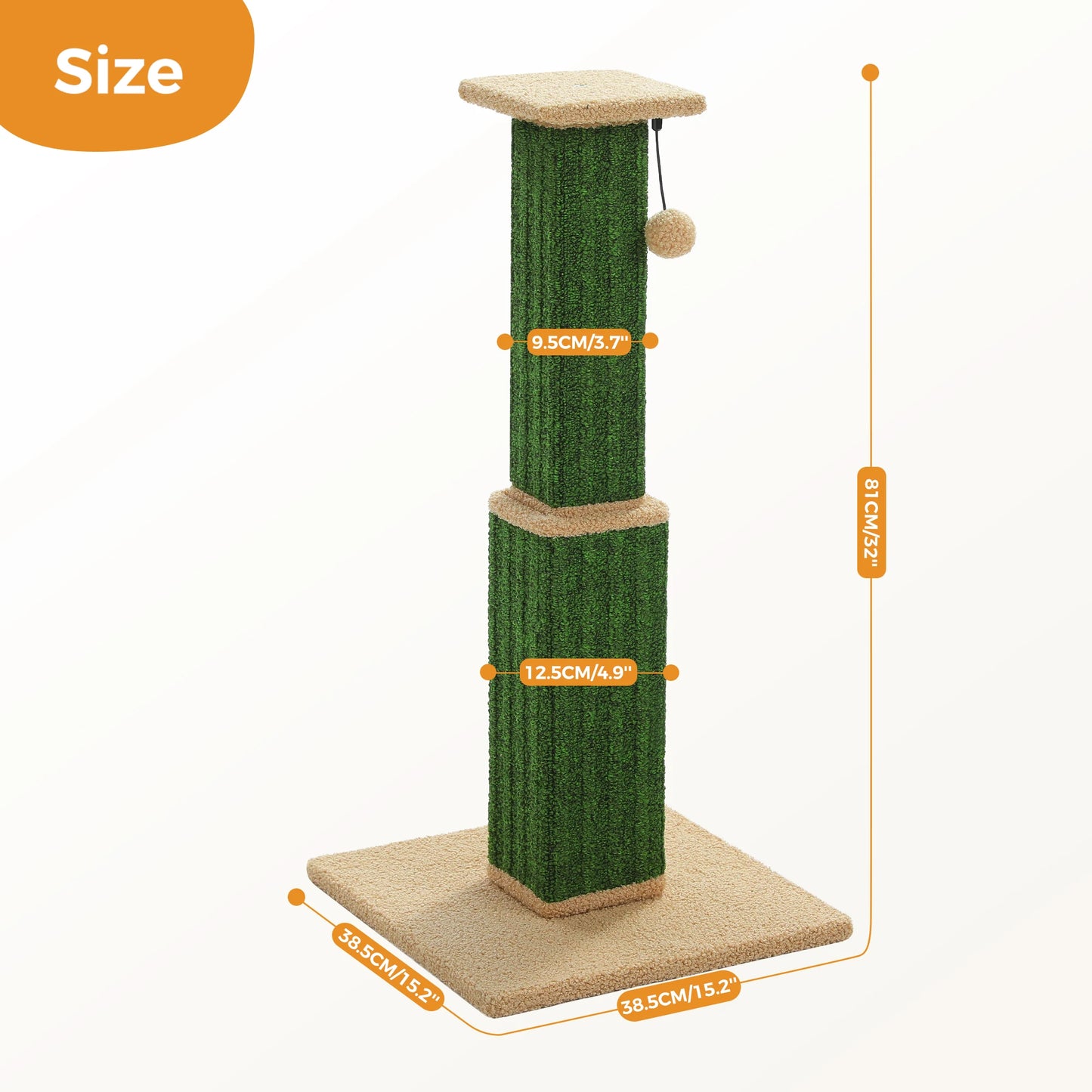 Large Cat Scratching Post.