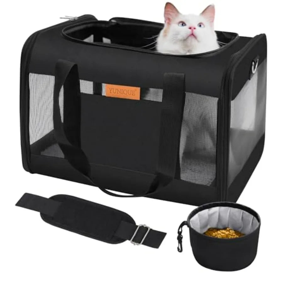 Soft-Sided Cat and Dog Carrier.