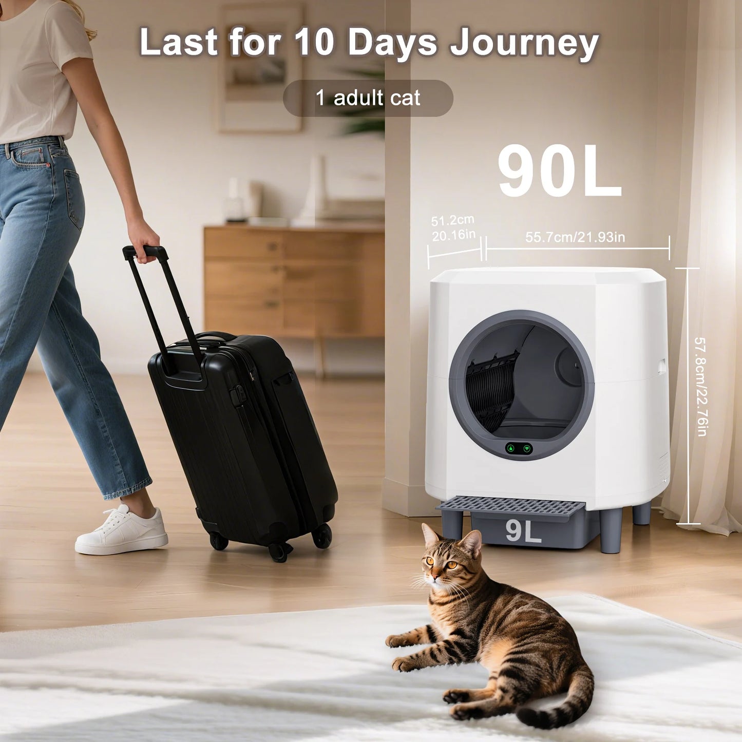 Automatic Litter Box.