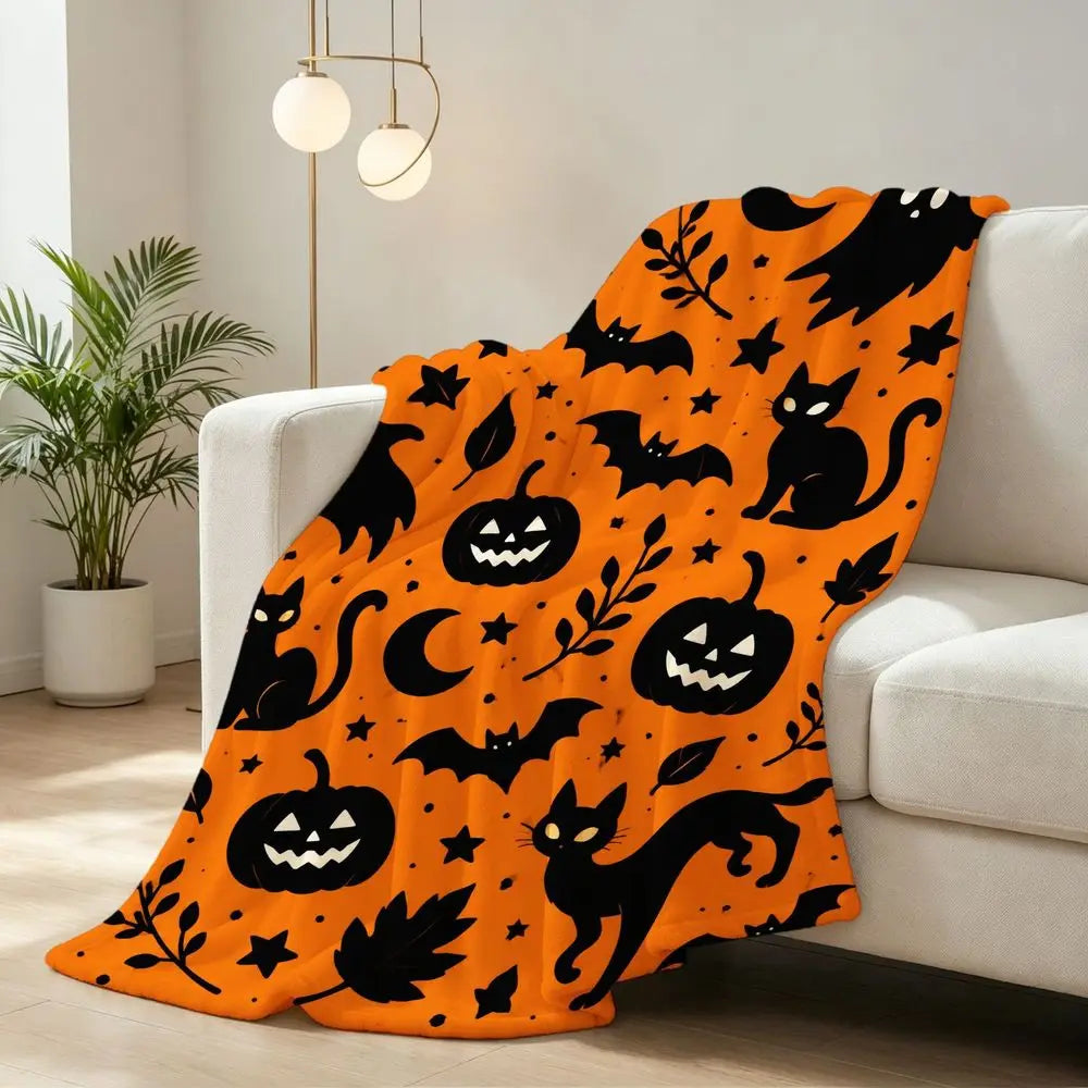 Halloween Fleece Blanket.